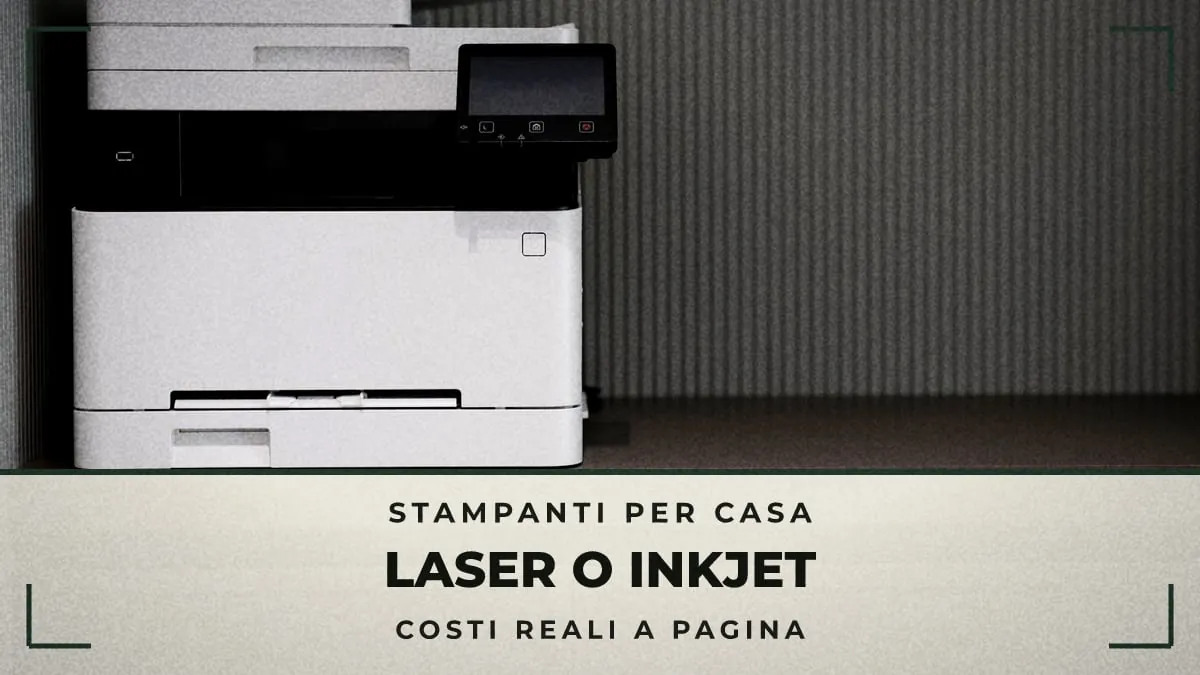 Stampante laser o inkjet: quale conviene per casa